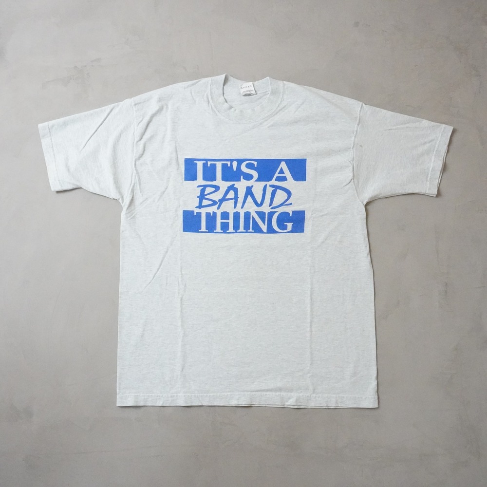 Vintage 90s Its A Band Thing T-Shirt XL Mens 90s Gray USA Made School